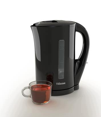 Tristar Wasserkocher WK-1349 KL – 1,7 Liter – 2200 Watt – Schwarz