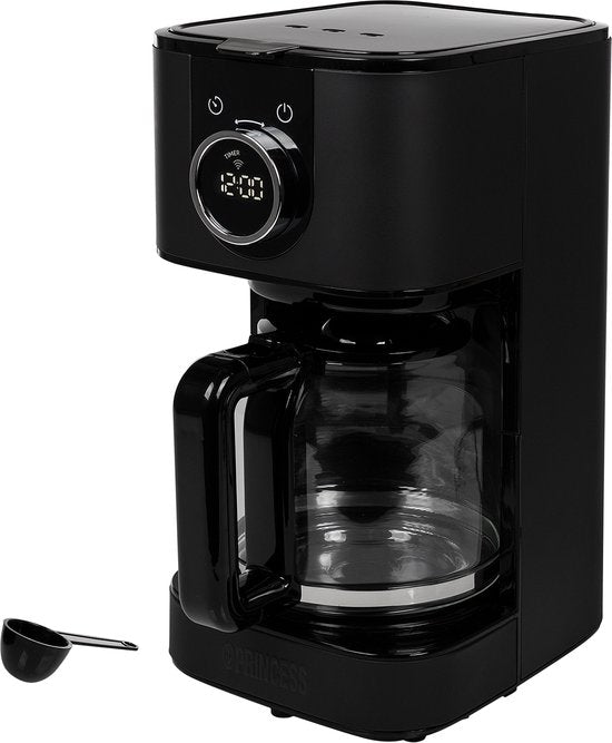 Princess 246060 Kaffeemaschine - 1.5L - 10-15 Tassen - Filterkaffeemaschine - Schwarz