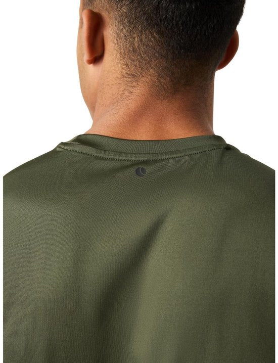 Björn Borg Sportshirt für Herren, kurze Ärmel – Weiß – Recyceltes Polyester – Größe M