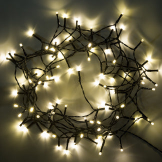 Batteriebetriebene Weihnachtsbeleuchtung | 7 Meter (96 LEDs, Timer, Lichtprogramme, Innen/Außen)
