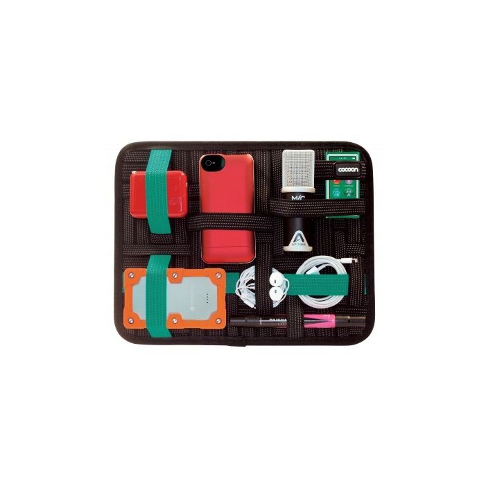 Cocoon GRID-IT! Zubehör-Organizer mit Tablet-Fach – 30,48 × 23,97 × 2,75 cm – Schwarz