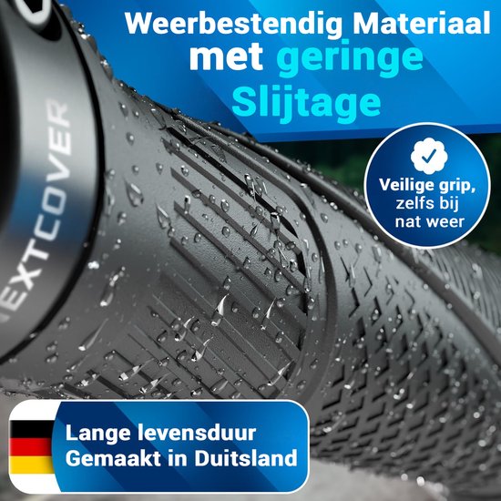 Nextcover Fahrradgriffe – Comfort Grip – Ergonomisch – Universal – Schwarz