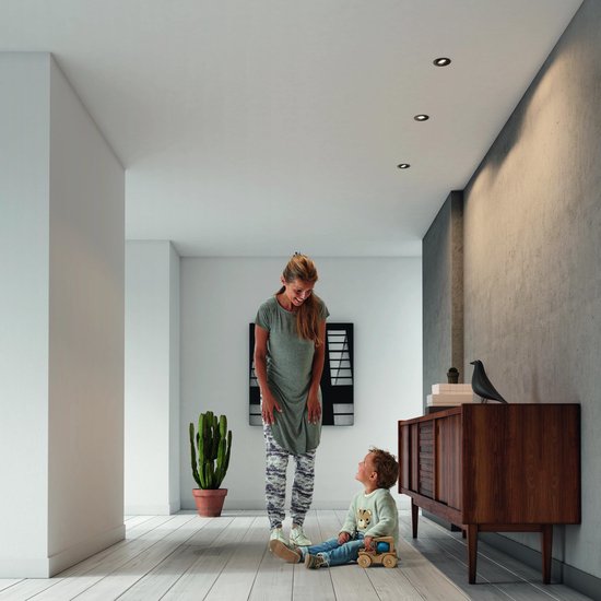 Philips Donegal Einbaustrahler - 3-Licht - grau - rund