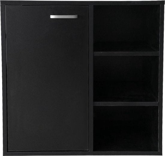 Waschtischunterschrank - Badmöbel - schwarz