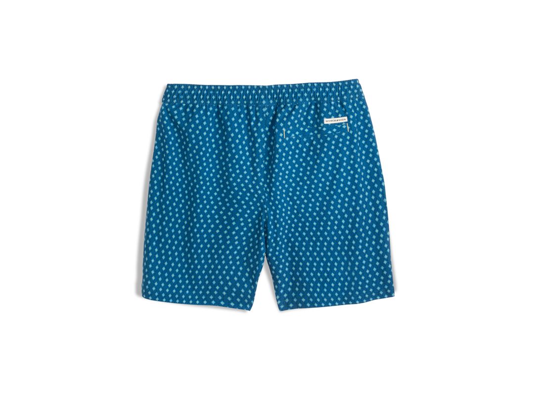 Scotch & Soda Volley Badeshorts für Herren – Normale Passform – Kordelzug – L