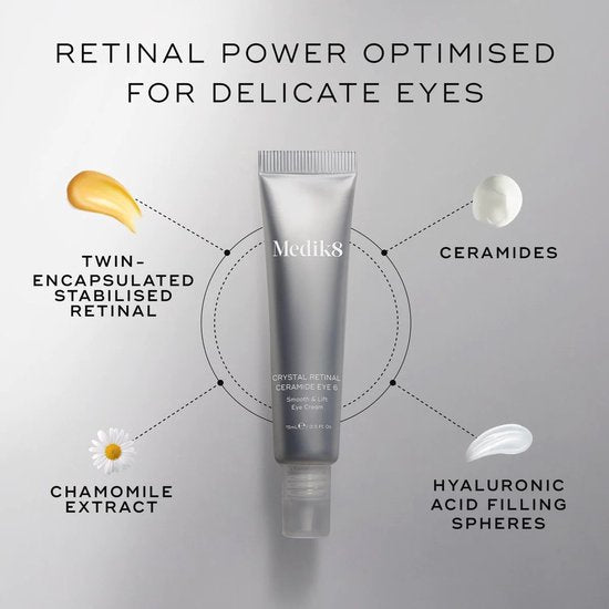 Medik8 Crystal Retinal Ceramide Eye 3 Augencreme – 15 ml – Anti-Aging