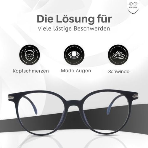 LC Eyewear - Displaybrille - Blaulichtbrille - Unisex - Mattschwarz