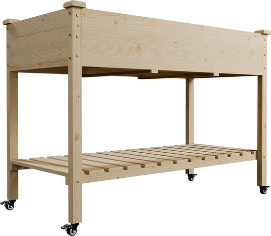 Hochbeetkasten Freya - Mit Rädern