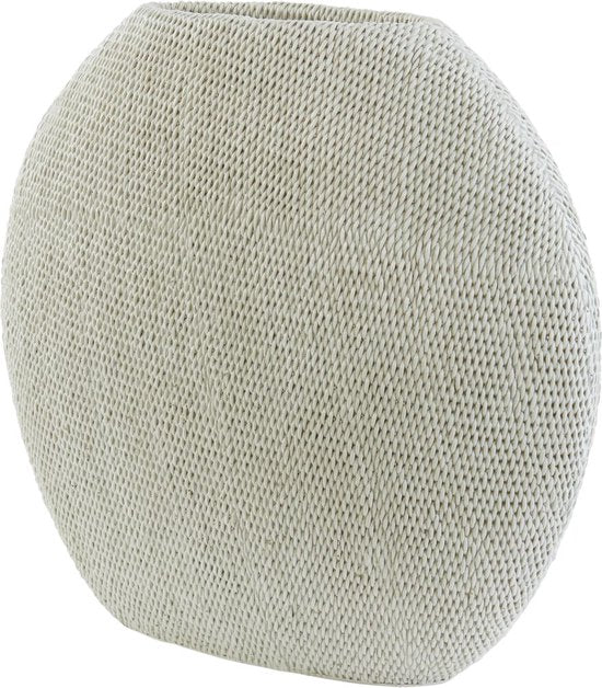 Light & Living Vase Mashaba – Sand – 50 x 20,5 x 45,5 cm – Kunststoff – Modern – Blumenvase – Wohnaccessoire – Dekorative Vase für das Wohn- oder Schlafzimmer