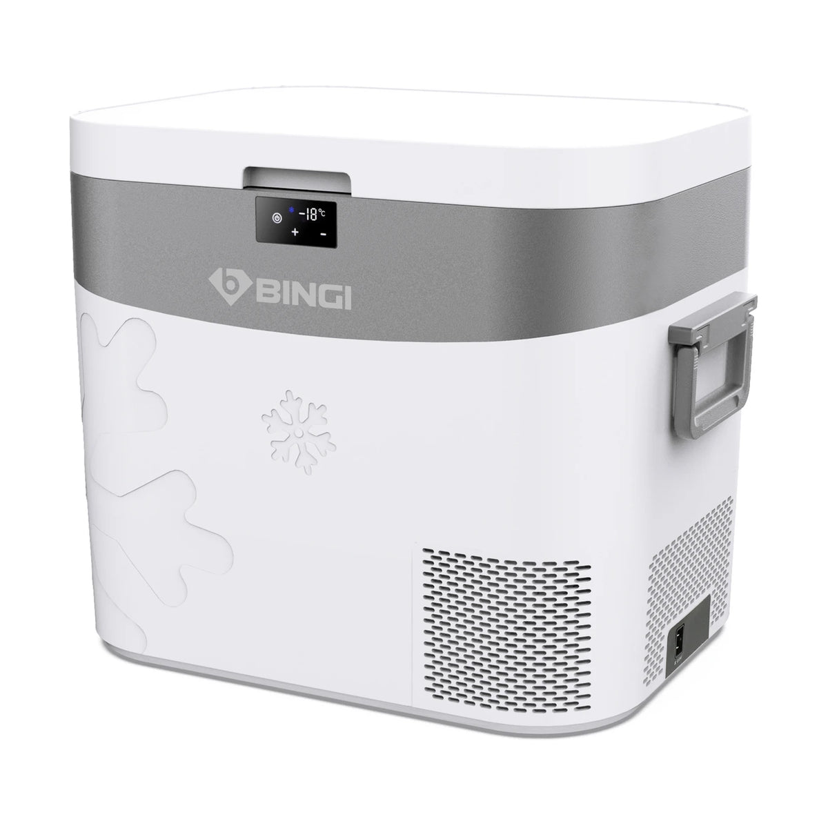 Bingi Kompressor-Kühlbox 22 Liter – Kühlen und Gefrieren von -18 bis 15 °C – 12/24 V und 230 V – Für Auto, Wohnmobil und Camping