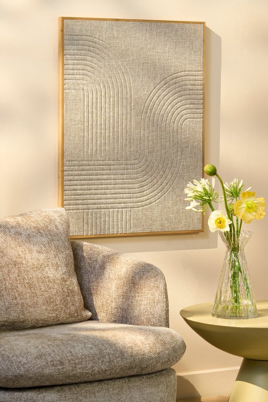 Mica Decorations Mista Wanddekoration - L60 x B3 x H80 cm - 100% FSC - Mdf - Braun