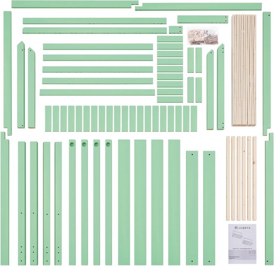 Kinderbett Marli - 90 x 200 cm - Mint