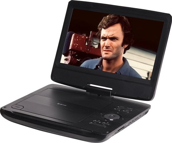 Denver - MT1097 - Tragbarer DVD-Player für das Auto - 10 Zoll - inkl. Kopfstützenhalterung - USB - Schwarz