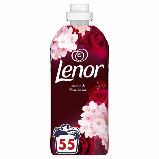 Lenor Weichspüler Jasmin & Rose de Mai, 55 Waschgänge, 1155 ml