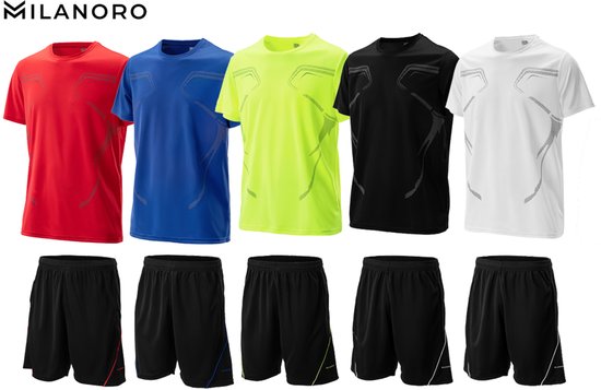 Milanoro - Stylisches Sporttrikot für Männer - Grün - 3XL