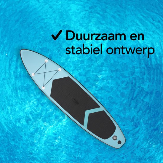 Brixy SUP Board - Aufblasbares Paddle Board - Komplettset - 320 cm - Max. 150 kg - Türkis