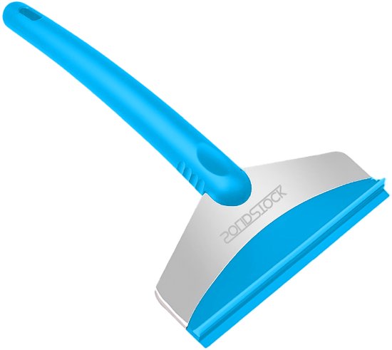 SolidStock Eiskratzer für das Auto – Eiskratzer für das Auto – Extra breit – Scheibenkratzer – Ergonomisches Design – Blau