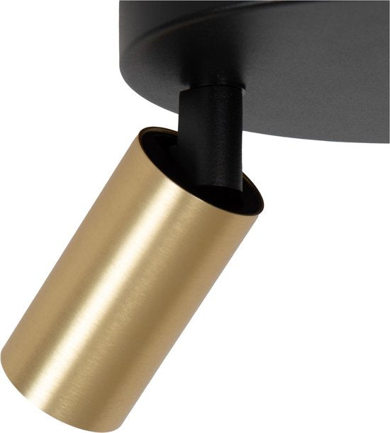 Lucide RITMO – Deckenstrahler (Deckenleuchte) – Ø 15 cm – 2xGU10 (MR11) – Mattgold / Messing