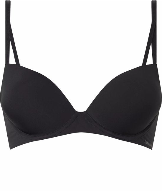 Calvin Klein Damen Seductive Comfort Push-up-T-Shirt-BH – T-Shirt-BH – schwarz