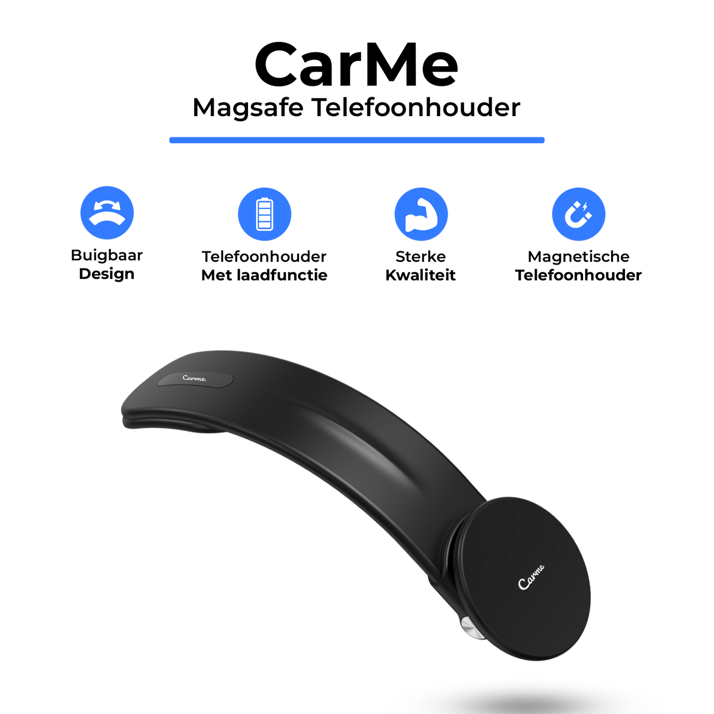 Carme MagSafe-Handyhalterung – Schwarz