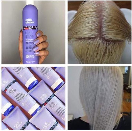 Milk Shake – Schaum-Conditioner „Silver Shine“ für blondes und graues Haar (200 ml)