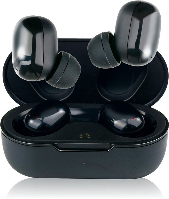 Grundig Wireless Earbuds - Ohrhörer Bluetooth 5.3 - Ohrhörer inkl. Ladekassette - Akkulaufzeit bis zu 20 Stunden - USB-C wiederaufladbar - Touch Control und Freisprechfunktion