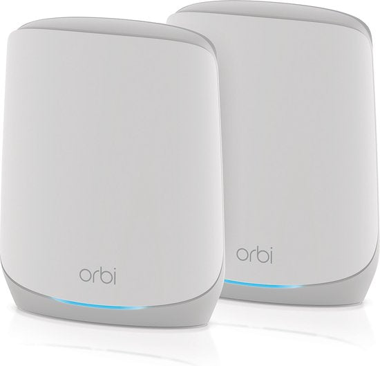 NETGEAR Orbi RBK762S - Mesh WiFi - WiFi-Verstärker - WiFi 6 - 5400 Mbps - Tri-Band - 2-Pack