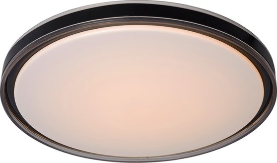 Lucide SILAS – Deckenleuchte – Ø 48,5 cm – dimmbare LED – 1x36 W, 2700 K – 3-Stufen-Dimmung – Rauchglas