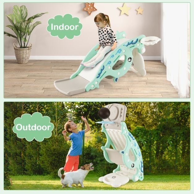 Coast 4-in-1 Kinderrutsche - Kinder ab 1 Jahr - grün