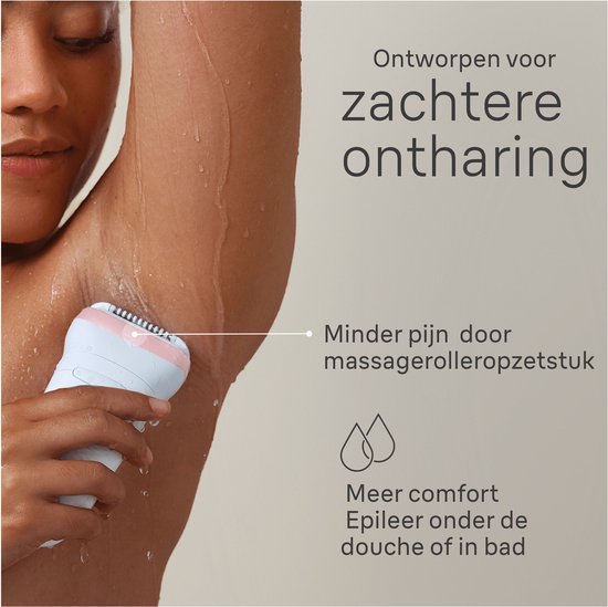 Braun Silk·épil 7 – Epilierer für einfache Haarentfernung – Lang anhaltend glatte Haut – 7-000 – Weiß/Flamingo
