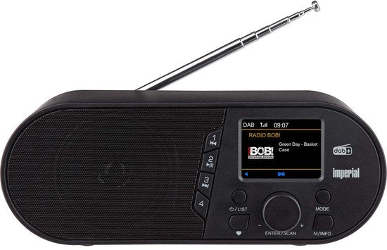 Imperial DABMAN d105 Kompaktes DAB+ / FM / Bluetooth-Radio Schwarz