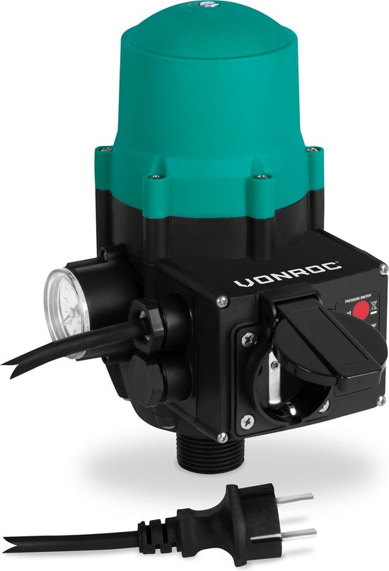 VONROC Druckschalter/elektronischer Druckschalter - Plug & Play - Universal - Max. 1100W