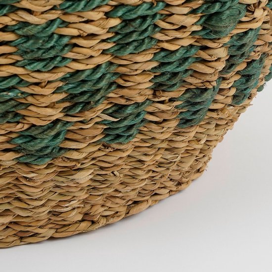 Mica Decorations Billy Korb für Pflanzen - H52 x Ø47 cm - Seegras - Grün
