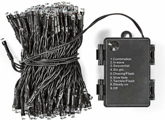 LED-Beleuchtung 24 Warm White (ohne Batterien) auf Timer mit 8 Funktionen