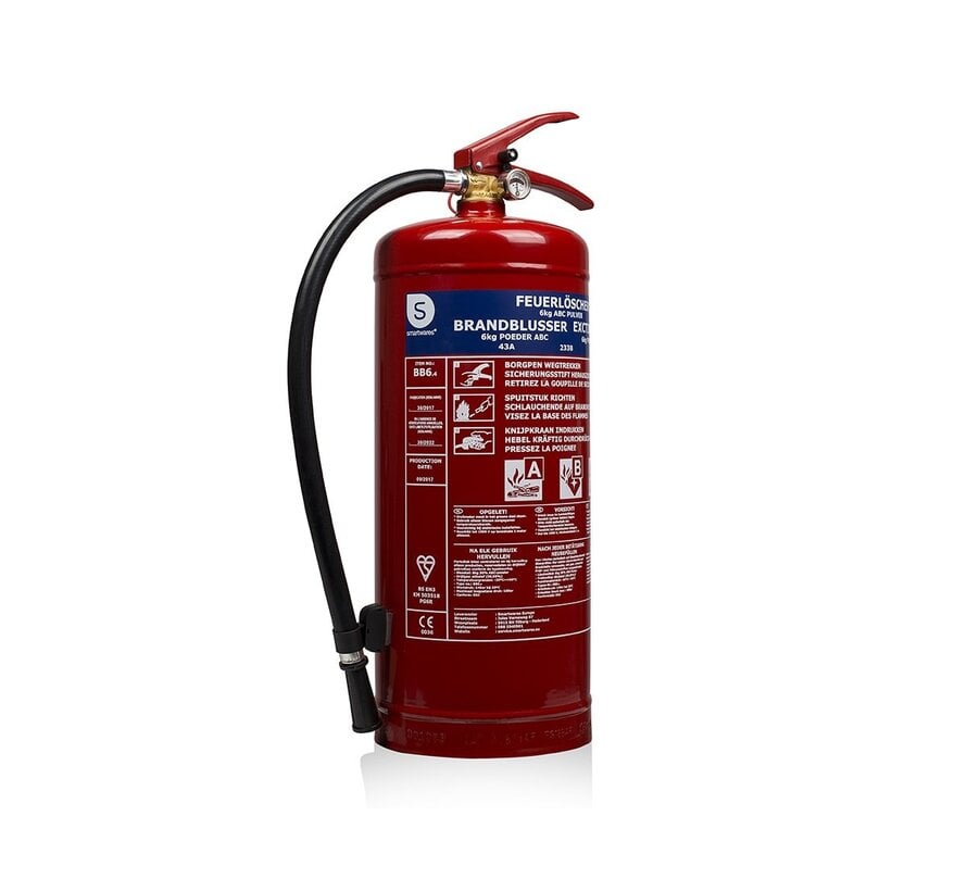 Smartwares Feuerlöscher Pulver-6kg