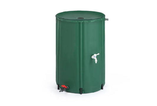 Hortensus Faltbare Regentonne 250 Liter - Grün - 90x60 cm - Mit Hahn und Reißverschluss