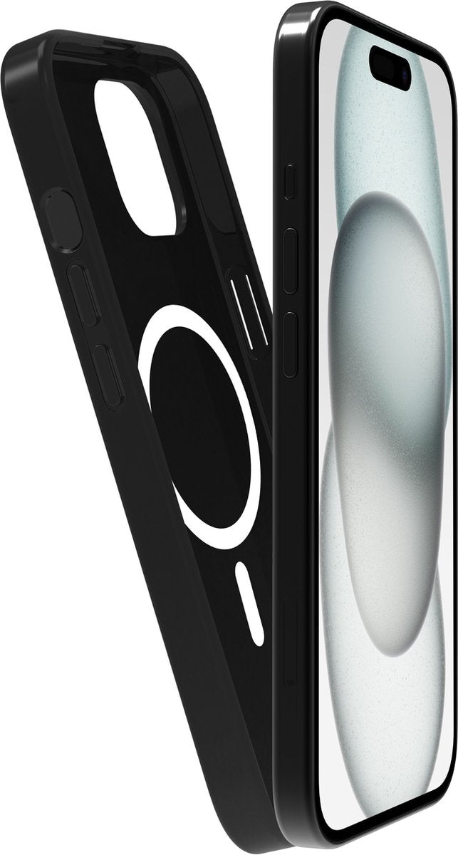 BeHello - iPhone 15 - MagSafe Tasche Soft Touch - Schwarz