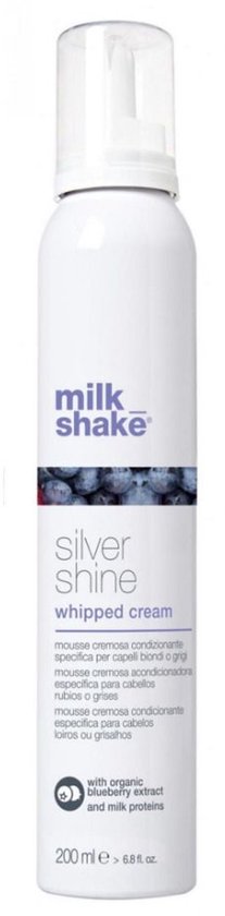 Milk Shake – Schaum-Conditioner „Silver Shine“ für blondes und graues Haar (200 ml)