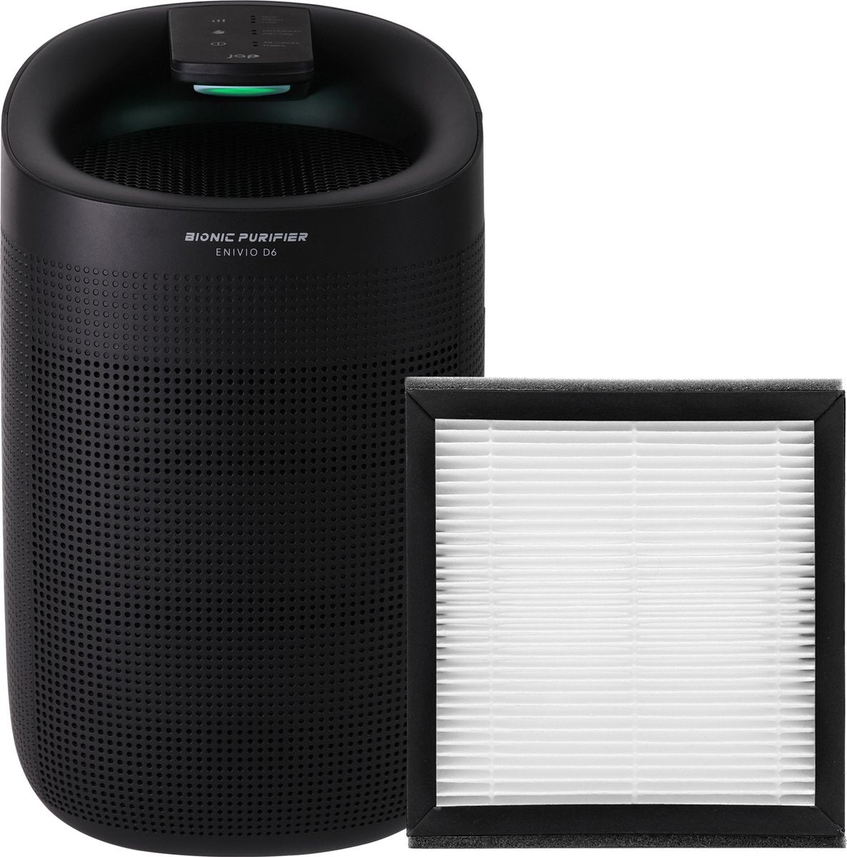 JAP Enivio D6 Luftentfeuchter - 750 ml pro Tag - HEPA-Filter - Leiser Betrieb - Schwarz