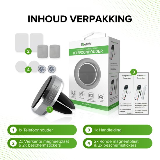 iSetchi Telefonhalter - Auto - Magnetisch - Off-Road