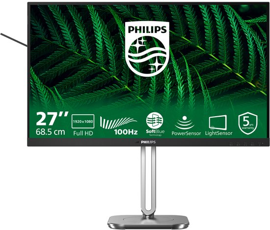 Philips 27B2G5200 – 27-Zoll-Full-HD-Business-Monitor – 100 Hz – 5 Jahre Garantie