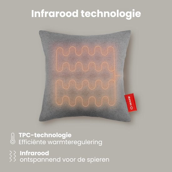 Auronic Infrarot Wärmekissen Classic - 45x45 cm - Grau