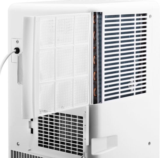 Mobile Klimaanlage – Eden ED-7016 Klimaanlage auf Rädern – Steuerbar über App und Fernbedienung – 7000 BTU – Energieeffizienzklasse A - Für Räume bis zu 60 m³ - Temperatureinstellung von 16 °C bis 31 °C - Auch als Ventilator und Luftentfeuchter einsetzbar