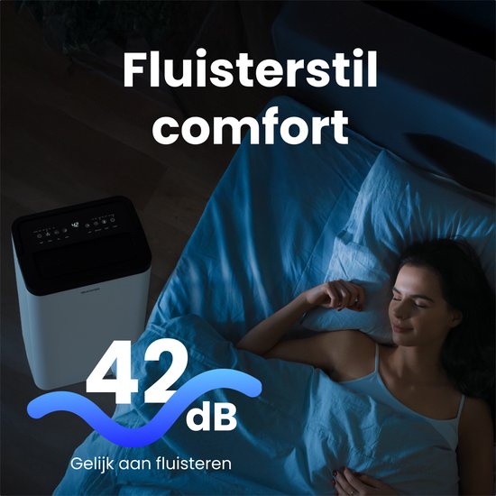 Auronic Luftentfeuchter - Compact Pro Plus - 24L - Schlafzimmer, Badezimmer, Wohnzimmer und Büro - Luftbefeuchter für Innenräume - Weiß
