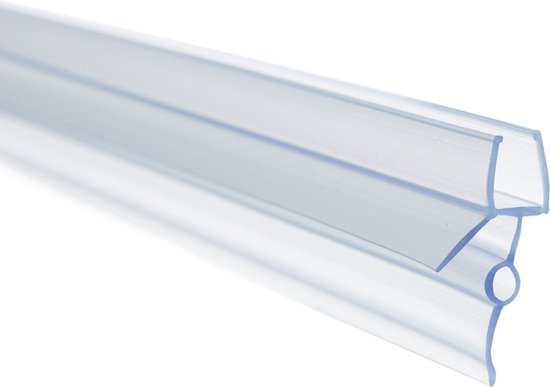 Lifa Bathing - Dichtungsstreifen - Duschstreifen - 60 cm - Transparent - mit Wassersperre - 6 mm - 2er Set - Einfaches Zuschneiden
