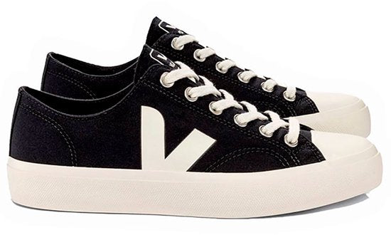 Veja Wata II Low Canvas-Schuhe, schwarz, EU 45, Herren