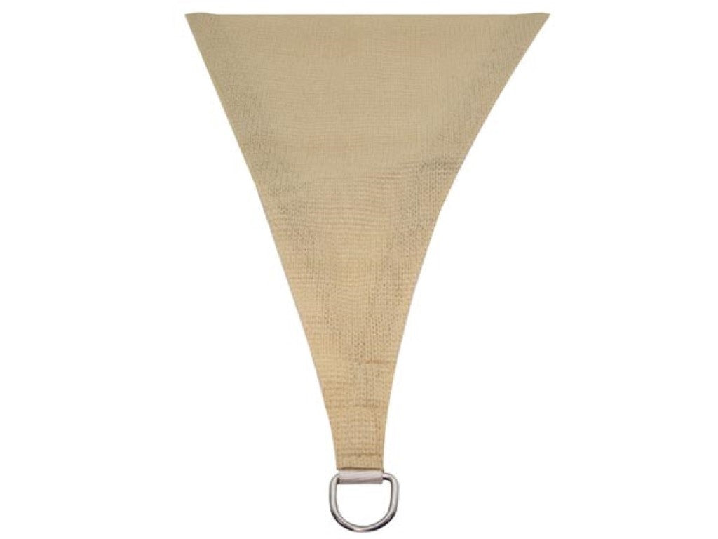 Wasserdurchlässiges Sonnensegel - Dreieck - 3,6 X 3,6 X 3,6 M - Farbe: Champagner