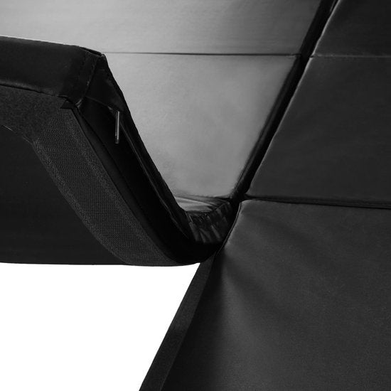 tectake - Gymnastikmatte - Abmessung 240 x 120 x 5 cm - schwarz - 403638