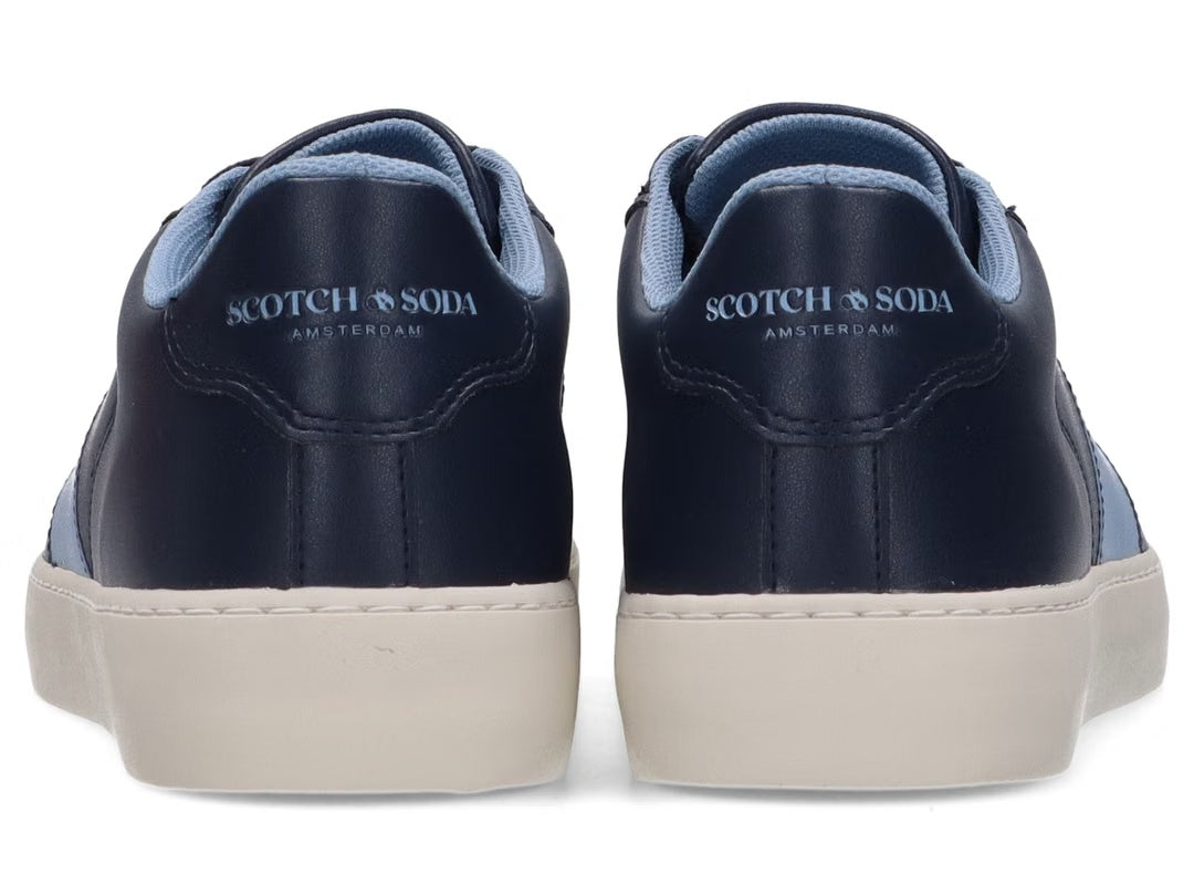 Scotch & Soda Ton Stripe Sneakers – Marineblau – Herren – Größe 44