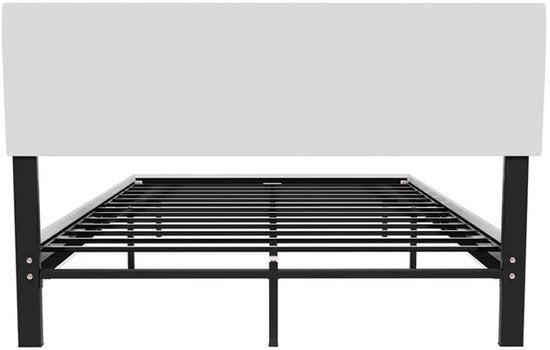 Hängebett Lissabon - 140x200cm - Kunstleder - Inkl. LED - Weiß